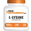 BulkSupplements.com L-Lysine HCl Capsules - Sports Nutrition Supplement, Lysine 1000mg - for Immune Support, Gluten Free, 2 Capsules per Serving, 240 Count (Pack of 1) view 1