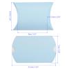 M METERXITY 50 Pack Pillow Boxes - Wedding Gift Box Decoration Candy Chocolate, Apply to Wedding/Party/Christmas (4.5"x2.8", Light Blue) view 2