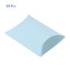 M METERXITY 50 Pack Pillow Boxes - Wedding Gift Box Decoration Candy Chocolate, Apply to Wedding/Party/Christmas (4.5"x2.8", Light Blue) view 3