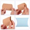 M METERXITY 50 Pack Pillow Boxes - Wedding Gift Box Decoration Candy Chocolate, Apply to Wedding/Party/Christmas (4.5"x2.8", Light Blue) view 4