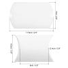 M METERXITY 100 Pack Pillow Boxes - Wedding Gift Box Decoration Candy Chocolate, Apply to Wedding/Party/Christmas (4.5"x2.8", White) view 2