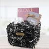 MagicWater Crinkle Cut Paper for Gift Baskets - 2LB - Black & Silver - Perfect for Shredded Paper Filler, Basket Filler, Gift Boxes, Bridesmaid Gifts, Christmas Stuffers & More  For All Occasions view 3