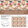 12 Sheets Vintage Floral Wrapping Paper - Not Roll - Retro Bird Flower Gift Wrap Paper Bulk Folded Flat 4 Designs DIY Craft Art Paper for Wedding Birthday Baby Shower Party Supplies view 2
