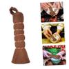 1pc Palm Cleaning Brush Household Washing Brush for Kitchen Tableware Natural Bristles Hanging for Easy Drying for Tea Tray and Dish Cleaning view 4