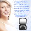 Comfort Cover for Braces - Lip Protector, Lip Cushion, Mouth Guard Clear Teeth Shield Bumper for Brackets, Aligner, Dental Wax Alternative, Soft and Comfortable, in Portable Storage Case with Mirror view 4