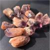 AMAZWI Amethyst Rough Stone Natural Crystal Mixed Stone Amethyst Tumbled Chips Crushed Stone Healing Crystal Jewelry Making Home Decor Fish Tank Stone (Size : 10pcs) view 2