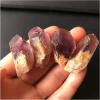AMAZWI Amethyst Rough Stone Natural Crystal Mixed Stone Amethyst Tumbled Chips Crushed Stone Healing Crystal Jewelry Making Home Decor Fish Tank Stone (Size : 10pcs) view 3