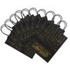 10 PCS Ramadan Gift Bags Kraft Paper Gift Bag with Handle Golden Arabic Goody Present Bags Eid Mubarak Party Treat Bags Tote Wrapping Bags for Islamic New Year Birthday Wedding Baby Shower view 2