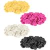 100 Pcs Finger Protectors, Disposable Finger Covers, Latex Anti-Static Finger Tip Rubber Protect Keeping Dressing Dry and Clean (Yellow, M) view 2