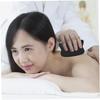 Healeved 2 Pcs Horn Scraping Board Body Face Beauty Scraping Plate Guasha Scraping Massage Tool Face Massager Face Body Horn Board Scraping Massager Spa Trumpet Horns Natural Buffalo Horn view 4