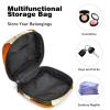 Sanitary Napkin Storage Bag for Feminine Pads, First Period Kit for Women, Orange Portable Menstrual Period Sanitary Pouch view 4