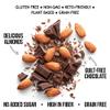 TGB Chocolate Almond Keto Nuts, 1g Net Carb, No Added Sugar, High Fiber, Gluten Free, Grain Free, Healthy Low Carb Snack, 8oz Resealable Cereal Bag view 3