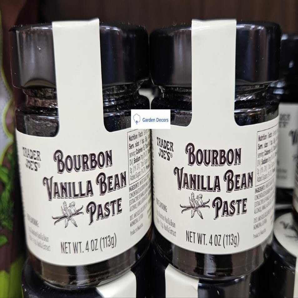 NineLife Basics Trader Joe's Bourbon Vanilla Bean Paste 4oz 113g (Two Bottles)