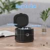 Ultrasonic Retainer Cleaner, Professional ATCKIT Ultrasonic Dentures Cleaner Machine with 7.5 OZ 46KHz, ATCKIT Portable Jewelry Cleaner for Dental, Invisalign, Mouth Guard, Braces, Aligner, Black view 4
