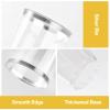 Goodluck 200PCS 12oz Silver Plastic Cups for Party, Disposable Silver Cups, Plastic Cocktail Glasses for Wedding Thanksgiving, Christmas, and Parties view 3