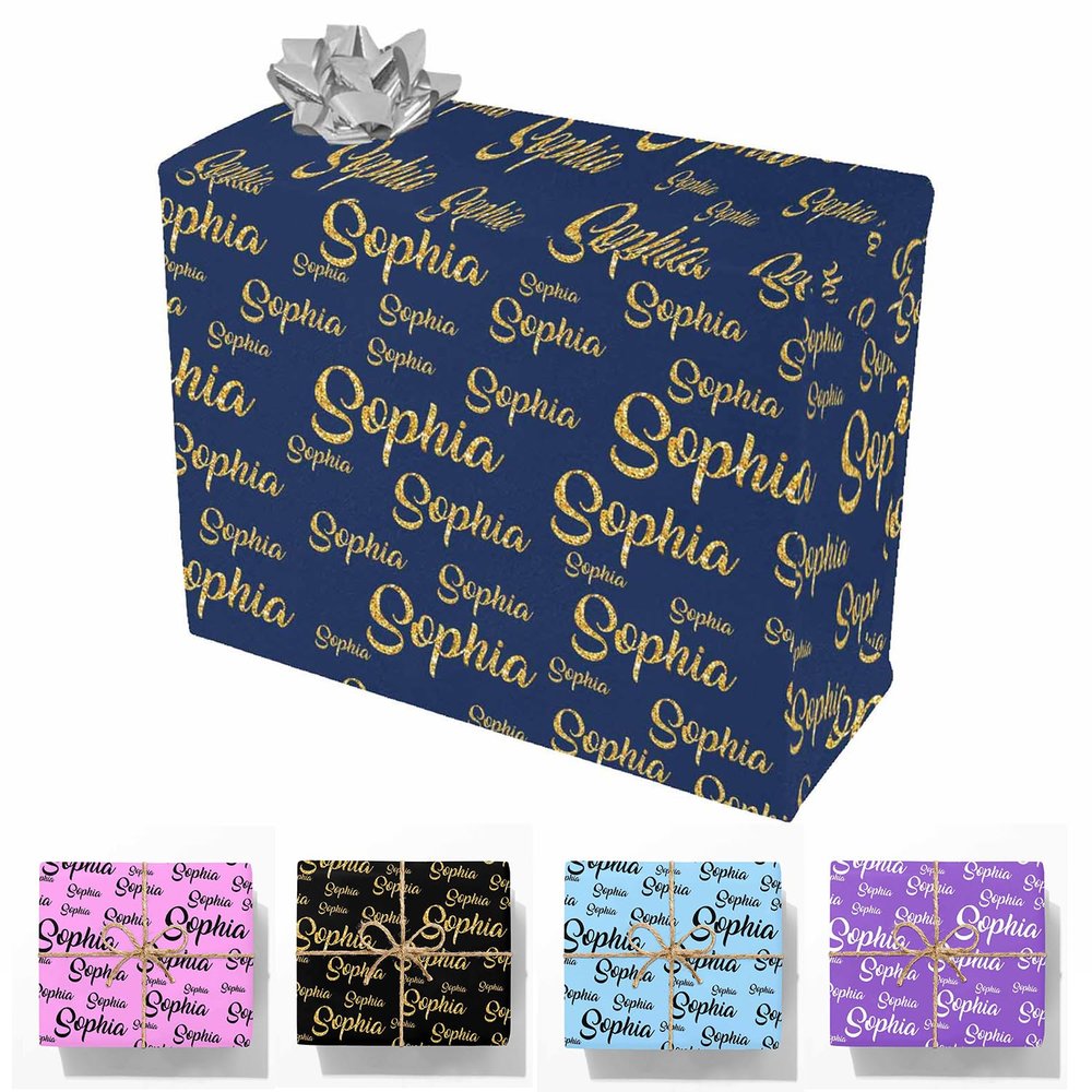 MyPhotoPrint Customized Wrapping Paper Multi Color Design Funny Wrapp Papers for Men and Women, Boys and Girls