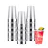 Goodluck 50PCS 12oz Silver Plastic Cups for Party, Disposable Silver Cups, Plastic Cocktail Glasses for Wedding Thanksgiving, Christmas, and view 1