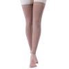 EVOPLECI Thigh High Compression Stocking Footless - 1Pair, Thigh-Hi Leg Compression Sleeves Unisex, 15-20mmHg Gradient Compression with Silicone Band, for Post-Thrombotic Syndrome and Chronic Venous Insufficiency Edema, Swelling (SKIN, XXL) view 2
