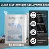 8x10 inch 100Pcs Clear Self Sealing Cellophane Bags Resealable Adhesive Candy Nuts Treat Party Favors Photos B5 Cards Envelopes Gift Plastic Packaging Poly Bag view 3