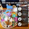 4x9 inch 200Pcs Clear Cellophane Bags Self Adhesive Cookie Candy Treat Gift Wrap Resealable Sealing Party Favors Craft Plastic Packaging Bag view 3