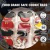 COQOFA 3x4 inch 200Pcs Clear Cookie Bags Macaron Cellophane Bag Self Adhesive Resealable Self Sealing Gift Packaging Plastic Cello Small Candy Treat view 3
