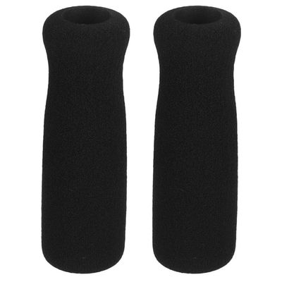 iplusmile Replacement Crutch Pads Crutch Handle Grips Padding Non-Slip for Walking Arm Crutches, Hand Grips Feet Caps Fits Standard Crutches -Black