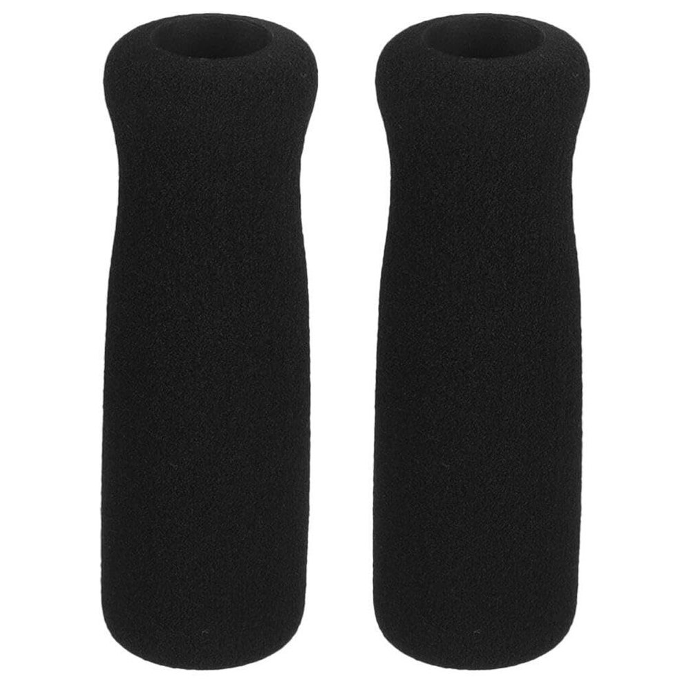 iplusmile Replacement Crutch Pads Crutch Handle Grips Padding Non-Slip for Walking Arm Crutches, Hand Grips Feet Caps Fits Standard Crutches -Black