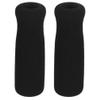 iplusmile Replacement Crutch Pads Crutch Handle Grips Padding Non-Slip for Walking Arm Crutches, Hand Grips Feet Caps Fits Standard Crutches -Black view 1