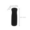 iplusmile Replacement Crutch Pads Crutch Handle Grips Padding Non-Slip for Walking Arm Crutches, Hand Grips Feet Caps Fits Standard Crutches -Black view 4
