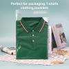 9x14 inch 50Pcs Clear T-Shirt Bags Self Adhesive Cellophane Bag Resealable Sealing Plastic Cello for Clothes, Clothing, Magazines, Small Business Packaging view 3