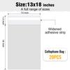 13x18 inch 20Pcs Clear Cellophane Bags Clothing Bag Self Adhesive Resealable Sealing Plastic Cello for Clothes, Gifts, Crafts Small Business Packaging view 2