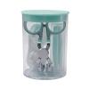 leasote Contact Lens Wearing Aids, Portable Contact Lens Eyelid Stretcher Insertion and Remover Tool, Silicone Center Axis Control Contacts Lens Helper with Comfortable Handle Green view 3