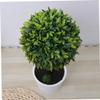 Holibanna Floral Ornaments Decor Artificial Grass Ball Bonsai Lifelike Topiary Plant for Wedding Decor (Small) view 2