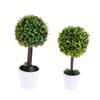 Holibanna Floral Ornaments Decor Artificial Grass Ball Bonsai Lifelike Topiary Plant for Wedding Decor (Small) view 3