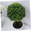 Holibanna Floral Ornaments Decor Artificial Grass Ball Bonsai Lifelike Topiary Plant for Wedding Decor (Small) view 4