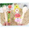 Cabilock 50pcs Diy Wooden Spoons for Craft Painting Smooth Edges Long Handle for Boy Girl Art Projects and School Activities Wooden Spoons for Creative Use view 2