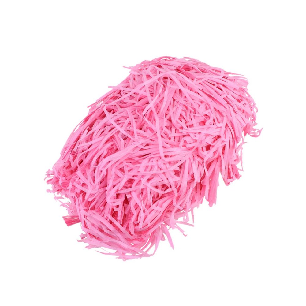 PartyKindom 1pack Pink Shredded Paper Fillers for Boxes Wedding Party Supplies and Packaging Needs for Wine Cases Candy Containers and Special Occasions