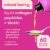 Zena Nutrition Liquid Collagen for Women & Men (Type 1 & 2) & 5000mcg Biotin, 2500mg Verisol Bioactive Collagen Peptides, Hair, Skin, Nail Supplement, Mixed Berry, 60 Servings, 20.3 fl oz view 2