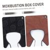 PartyKindom 1pc Moxibustion Box Cloth Smoke Filter for Neck Shoulders and Joints Thickened Black Moxibustion Holder for Relief view 3