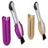 Calabria Swipes Mini Eyeglass Cleaner Carbon Glasses Lens Cleaner Plum Purple/Gold 2 Pack Sunglass Eye Glasses Cleaner Tool view 1