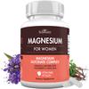 4-in-1 Magnesium Complex for Women - Magnesium Glycinate Supplement for Women with Chasteberry, Dong Quai & Vitamin B6 for Stress Relief, Better Sleep, Nerve, Bone & Muscle Support, 60 Capsules view 1