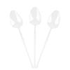 EcoQuality White Disposable Plastic Table Spoon - Heavy Weight Plastic White Cutlery, Disposable Utensils, Silverware Perfect for Wedding, Birthday, Event Planning, Baby Shower, Anniversaries (32) view 1