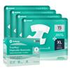 SUNKISS TrustPlus Adult Diapers XLarge 60 Count & Wet Wipes 8" x 12" 200 Count Bundle - Leak Protection, Odor Control, Super Absorbency, Body Cleaning view 1