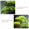 Artificial Bonsai Tree Chinese-style Simulation Welcome Pine Bonsai Porch Cypress Pine Tree Ornaments Living Room Decoration Fake Tree High Arhat Pine Potted Plant For Decoration, Desktop Display Arti view 3