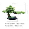 Artificial Bonsai Tree Bonsai Realistic Fake Plant Decoration Artificial Juniper Bonsai Tree with Pony Figurine 19 Inch -20 Inch Tall with Pot for Decoration, Desktop Display, Zen Garden Decor Artific view 2