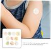 240 Pcs Mini Round Adhesive Bandages for Kids - Cute Cartoon Animal Design, Waterproof and Breathable Small Bandages for Everyday Use, Bulk Pack for Minor Cuts and Scrapes view 3