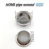 AOMI Pipe Screens Filter Stainless Steel, 30pcs 0.5inch Metal Mesh Bowl Replacement with Box Package for Pipe view 3