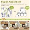 Miss Adola 6 Pack Swedish Dishcloths for Kitchen - Reusable Dish Cloths for Washing Dishes Absorbent Cute Funny Kitchen Towels Cleaning Sponge, Lavender Flower view 4
