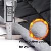 REUset Warm Knee Blanket for Wheelchair - Cozy Lightweight Winter Wheelchair Blanket with Buttons Soft Super Warm Lazy Shawl Blanket for Lap Bed Sofa Office, 130 x 65 cm view 2
