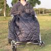 REUset Warm Knee Blanket for Wheelchair - Cozy Lightweight Winter Wheelchair Blanket with Buttons Soft Super Warm Lazy Shawl Blanket for Lap Bed Sofa Office, 130 x 65 cm view 3